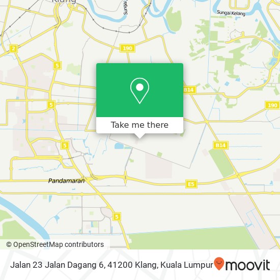 Jalan 23 Jalan Dagang 6, 41200 Klang map