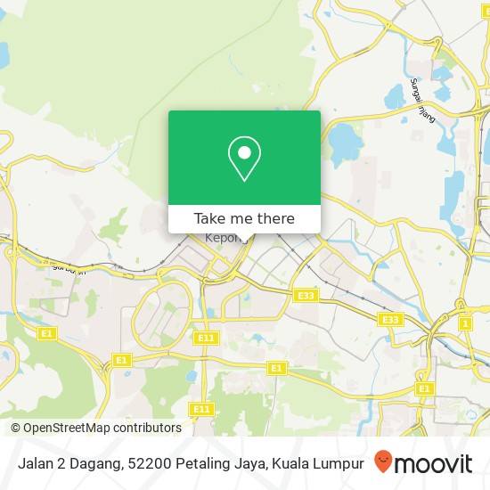 Jalan 2 Dagang, 52200 Petaling Jaya map