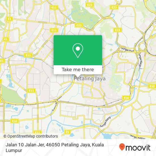 Jalan 10 Jalan Jer, 46050 Petaling Jaya map