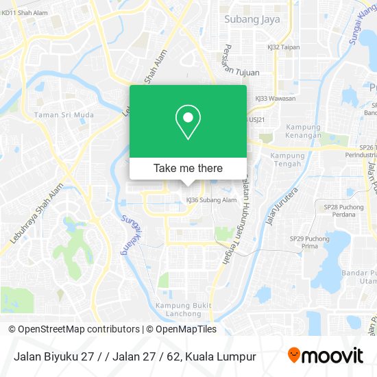 Jalan Biyuku 27 / / Jalan 27 / 62 map