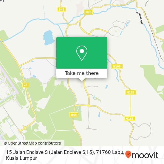15 Jalan Enclave S (Jalan Enclave S,15), 71760 Labu map