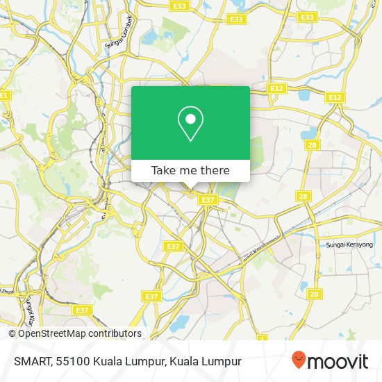 Peta SMART, 55100 Kuala Lumpur