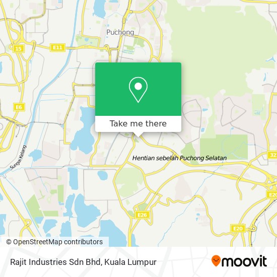 Rajit Industries Sdn Bhd map