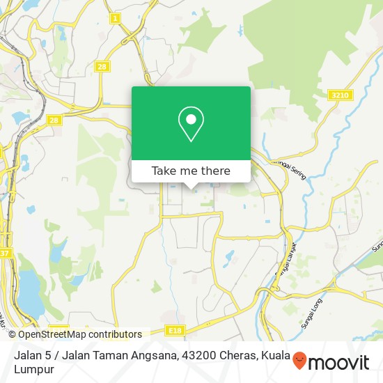 Jalan 5 / Jalan Taman Angsana, 43200 Cheras map