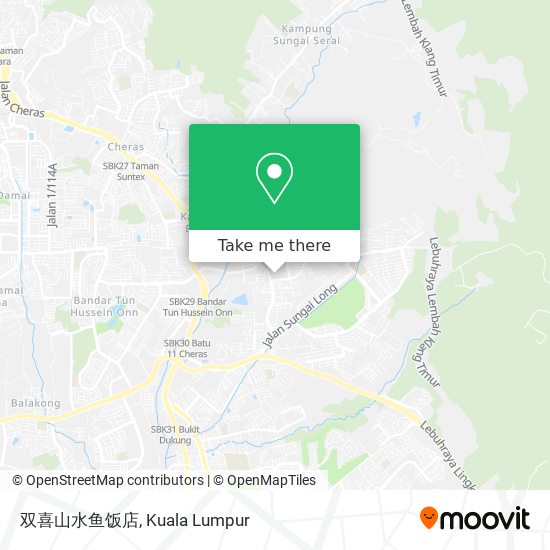 双喜山水鱼饭店 map