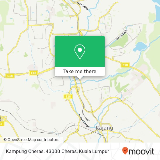 Peta Kampung Cheras, 43000 Cheras