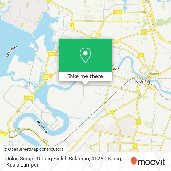 Jalan Sungai Udang Salleh Sukiman, 41250 Klang map