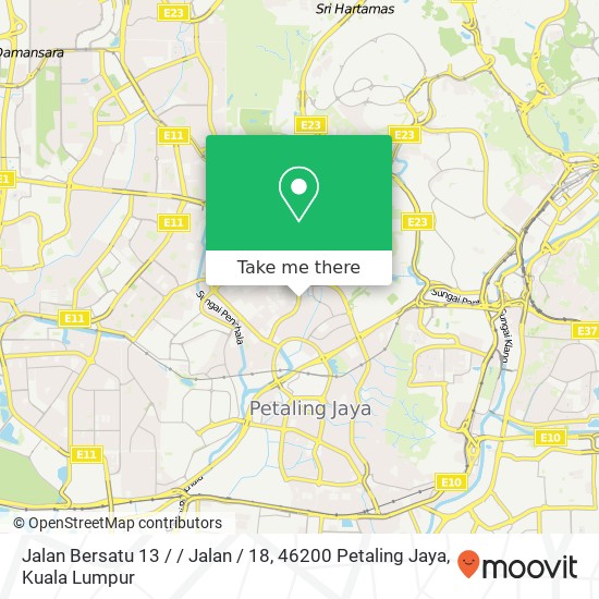 Jalan Bersatu 13 / / Jalan / 18, 46200 Petaling Jaya map