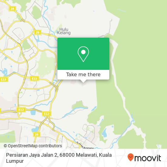 Persiaran Jaya Jalan 2, 68000 Melawati map