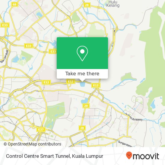 Control Centre Smart Tunnel map