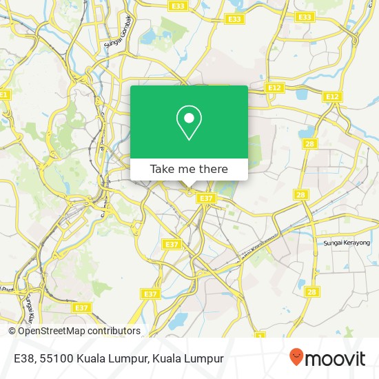 E38, 55100 Kuala Lumpur map