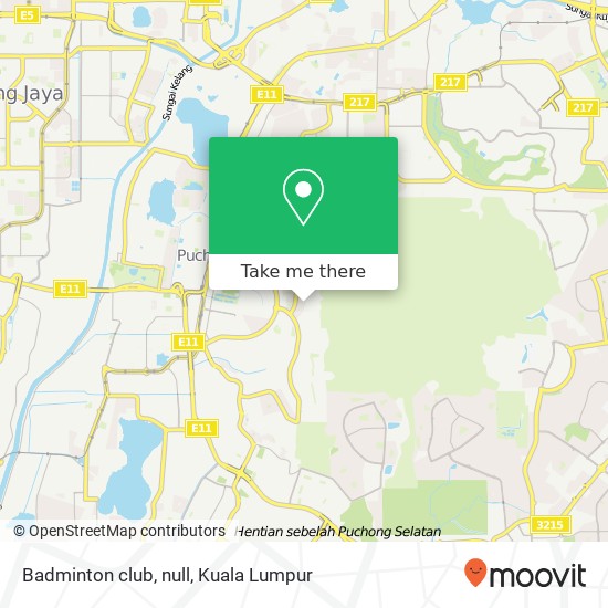 Badminton club, null map