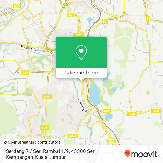 Serdang 7 / Seri Rambai 1 / 9, 43300 Seri Kembangan map