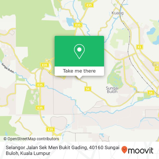 Selangor Jalan Sek Men Bukit Gading, 40160 Sungai Buloh map