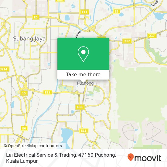 Lai Electrical Service & Trading, 47160 Puchong map