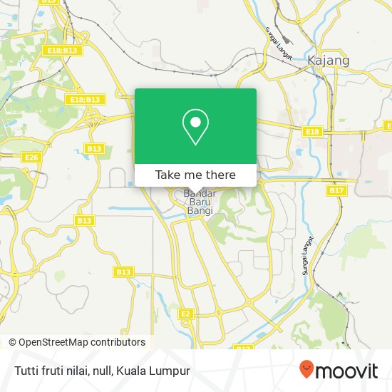 Tutti fruti nilai, null map