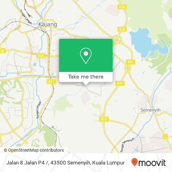 Peta Jalan 8 Jalan P4 /, 43500 Semenyih