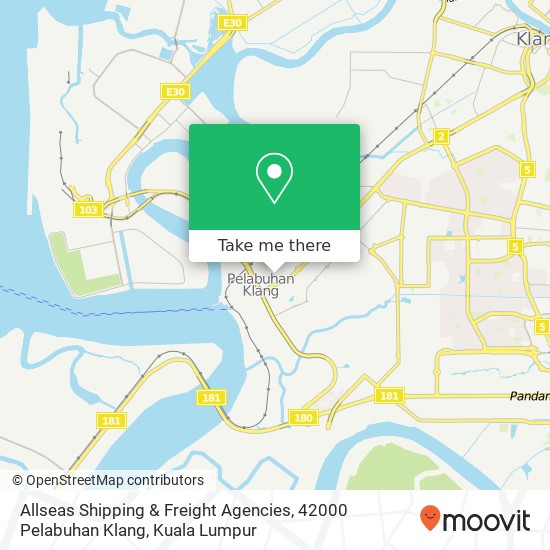 Allseas Shipping & Freight Agencies, 42000 Pelabuhan Klang map