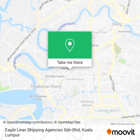 Peta Eagle Liner Shipping Agencies Sdn Bhd