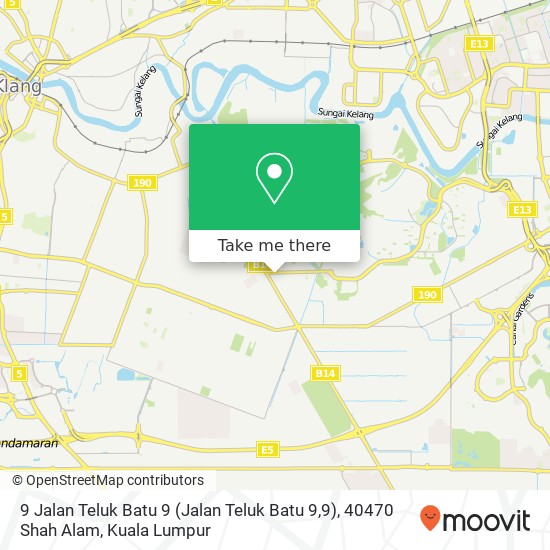 Peta 9 Jalan Teluk Batu 9 (Jalan Teluk Batu 9,9), 40470 Shah Alam
