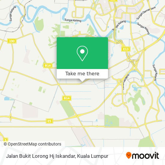 Jalan Bukit Lorong Hj Iskandar map