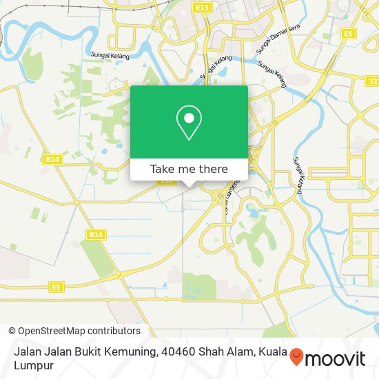 Jalan Jalan Bukit Kemuning, 40460 Shah Alam map