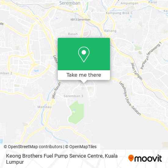 Peta Keong Brothers Fuel Pump Service Centre