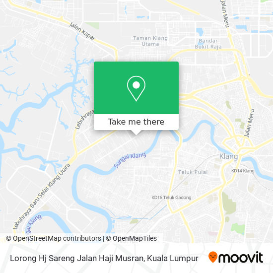 Peta Lorong Hj Sareng Jalan Haji Musran