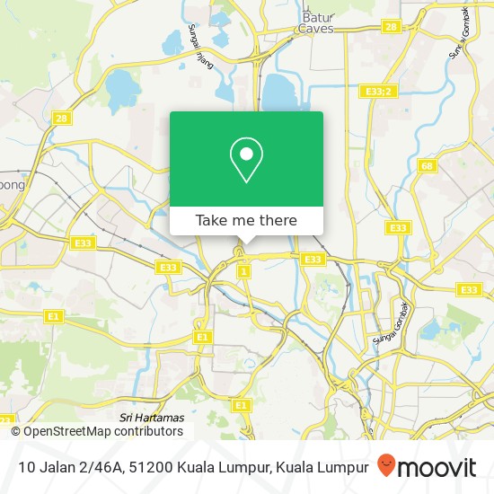 10 Jalan 2 / 46A, 51200 Kuala Lumpur map