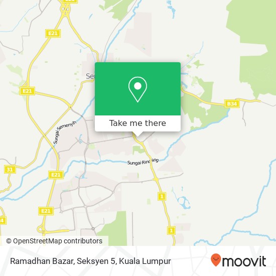 Peta Ramadhan Bazar, Seksyen 5