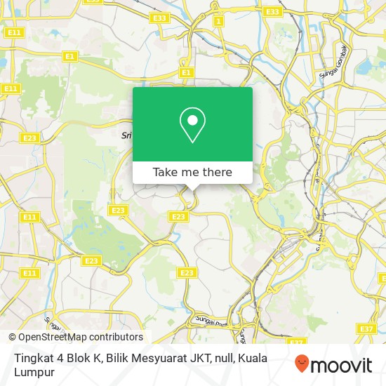 Peta Tingkat 4 Blok K, Bilik Mesyuarat JKT, null