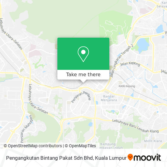 Peta Pengangkutan Bintang Pakat Sdn Bhd