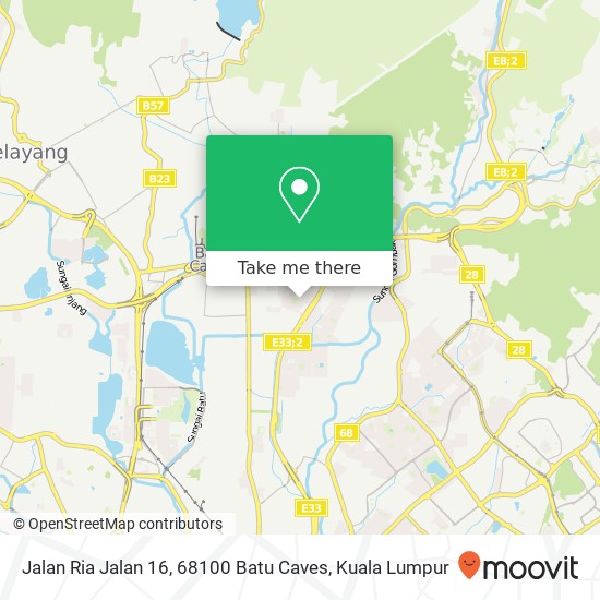 Jalan Ria Jalan 16, 68100 Batu Caves map