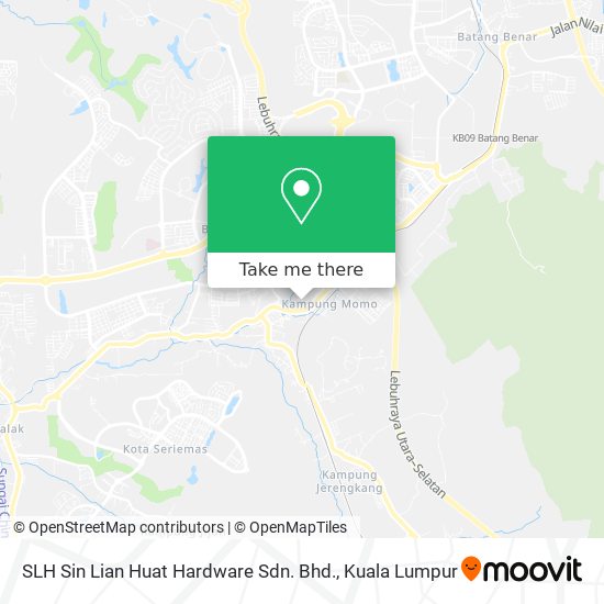 SLH Sin Lian Huat Hardware Sdn. Bhd. map