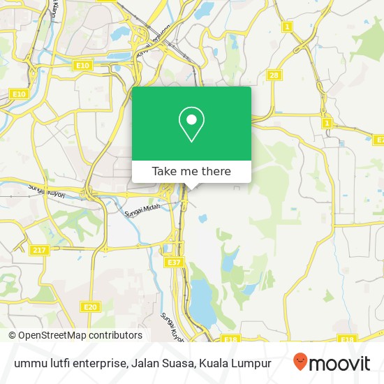 ummu lutfi enterprise, Jalan Suasa map