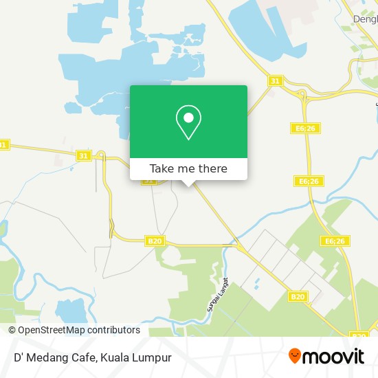 D' Medang Cafe map
