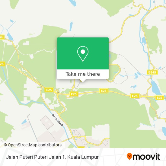 Jalan Puteri Puteri Jalan 1 map