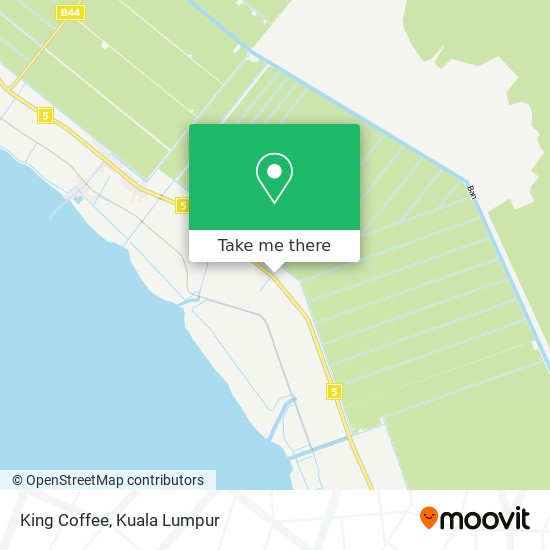 King Coffee map