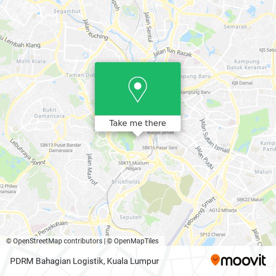 PDRM Bahagian Logistik map