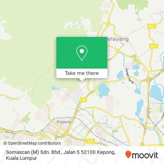 Somascan (M) Sdn. Bhd., Jalan 5 52100 Kepong map