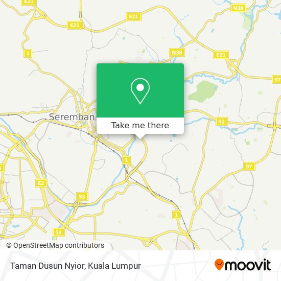 Taman Dusun Nyior map