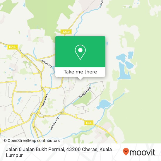 Jalan 6 Jalan Bukit Permai, 43200 Cheras map