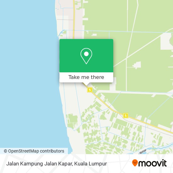 Jalan Kampung Jalan Kapar map