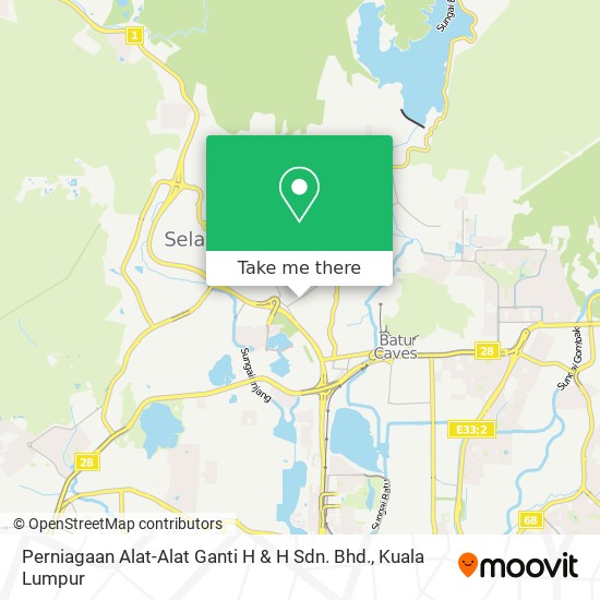 Perniagaan Alat-Alat Ganti H & H Sdn. Bhd. map