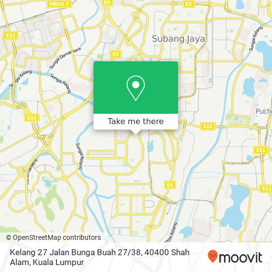 Kelang 27 Jalan Bunga Buah 27 / 38, 40400 Shah Alam map