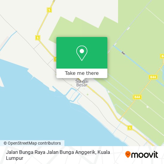 Jalan Bunga Raya Jalan Bunga Anggerik map