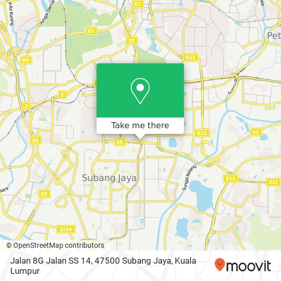 Jalan 8G Jalan SS 14, 47500 Subang Jaya map