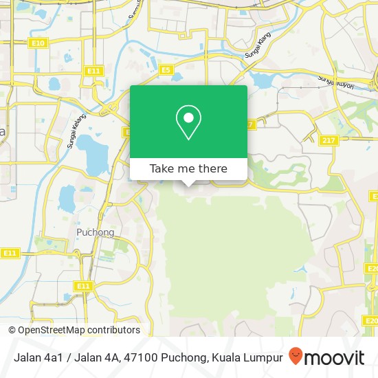 Jalan 4a1 / Jalan 4A, 47100 Puchong map