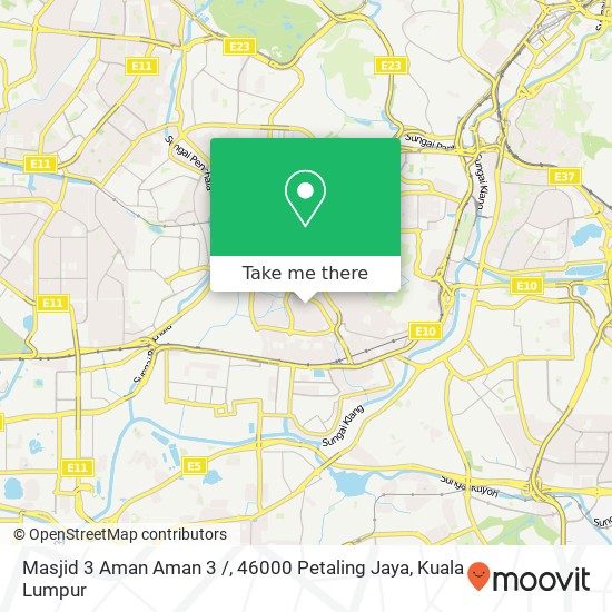 Masjid 3 Aman Aman 3 /, 46000 Petaling Jaya map