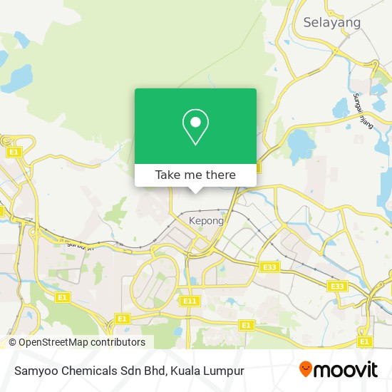 Samyoo Chemicals Sdn Bhd map